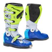 Bottes cross Forma Terrain TX jaune fluo/blanc/bleu-
