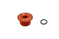 Bouchon de carter d'huile KRM orange Derbi