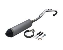 Ligne d'chappement complte anti bruit 90db Pit Bike