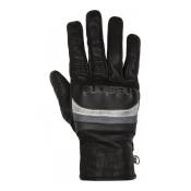 Gants cuir Helstons Mora noir/blanc/gris- T13