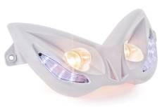 Phare avant double optique avec Led Bleu EVO 2 Blanc