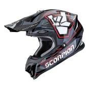 Casque cross Scorpion VX-16 Evo Air Rok noir/gris/rouge- XS