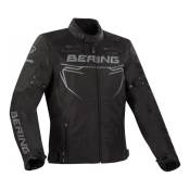 Blouson textile Bering Grivus noir/gris- M