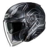 Casque jet HJC RPHA 31 Dereen MC5SF noir/gris mat- S