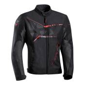 Blouson textile Ixon Slash noir/gris/rouge- M