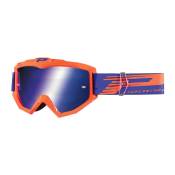 Masque cross ProGrip 3201 FL cran miroir bleu / orange