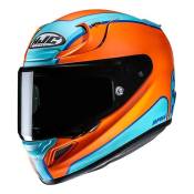 Casque intégral HJC RPHA12 Respon MC27SF orange/bleu mat- L