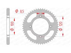 Couronne Afam acier 50 dents - 428 Beta RR