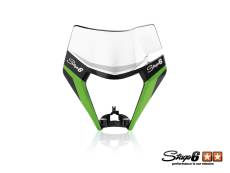 Kit dco plaque phare KTM EXC Stage6 Vert