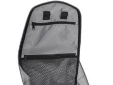 Sacoche de selle Hepco & Becker Royster - seatpad Basic inclus - noir avec fermeture éclair jaune