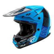 Casque cross Fly Racing Kinetic Rally bleu/noir/blanc-