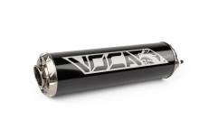 Silencieux Voca Alu CNC Noir et Gris