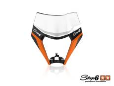 Kit dco plaque phare KTM EXC Stage6 Orange