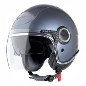 Casque jet Vespa VJ gris- XS