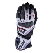 Gants textile/cuir Five TFX1 GTX gris/gris/rouge- S