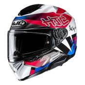 Casque intégral HJC RPHA72 Goldy MC21 bleu/blanc/rouge brillant- S