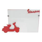 Cadre photo Vespa 25x20cm rouge