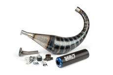 Pot d'chappement Derbi Stage6 R/T 70 - 80 Noir / Bleu