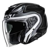 Casque jet HJC F31 Bask MC5 noir/gris brillant- M