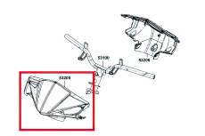 Couvre guidon avant - pice origine Kymco Agility RS