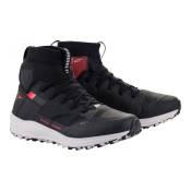 Baskets moto Alpinestars Speedforce Shoes noir/blanc/rouge- 11