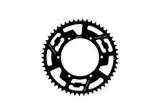 Couronne 53 dents - 420 Doppler alu CNC Noir Aprilia