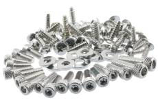Kit visserie carnage alu / chrom DECO STR8 MBK Nitro