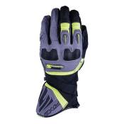 Gants textile/cuir Five TFX2 WP gris/jaune fluo- L