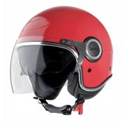 Casque jet Vespa VJ rouge- XS