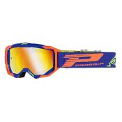 Masque cross ProGrip 3303 bleu / orange avec cran miroir