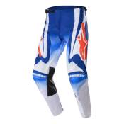 Pantalon cross Alpinestars Racer Semi bleu/orange-