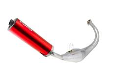 Pot d'chappement Derbi Voca Chromed 50 - 70 Rouge
