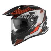 Casque trail Airoh Commander Boost orange/gris/noir