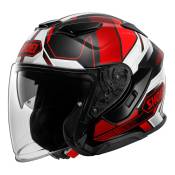 Casque jet Shoei J-Cruise 3 Whizzy TC-1 noir/rouge/blanc- XS