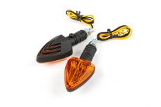 Clignotants Triangle F. court noir / orange