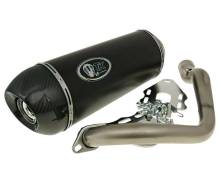 Pot d'chappement Turbo Kit GMax Carbone H2 Vespa GTS