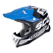 Casque cross Scorpion VX-22 Air MIPS Updown noir/blanc/bleu- XS