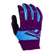 Gants cross Fly Racing Kinetic Shield pourpre/bleu- XL-11