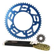 Kit chane Sherco 50 Doppler 13x53 - 428 alu Bleu