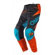 Pantalon cross O'Neal Element Factor gris/orange/bleu-