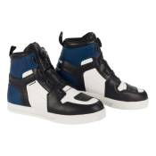 Baskets moto Bering Reflex noir/blanc/bleu- 43
