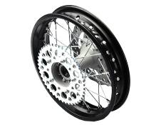 Roue arrire 12" avec disque et couronne 5 trous YCF