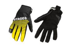 Gants Moto Stage6 Street Pure Jaune / Noir S