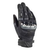 Gants cuir Bering Axel noir/blanc/gris- T9