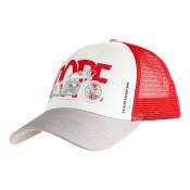 Casquette Harisson Dope gris/blanc/rouge