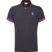 Polo Vespa V-Stripes noir- L