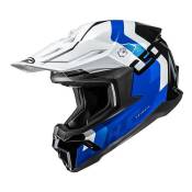 Casque cross HJC C50 Primal MC2 bleu/blanc/noir brillant- XS