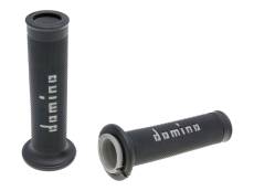 Poignes Domino A010 on-road extrmits ouvertes noir / gris