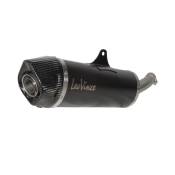 Silencieux Leovince Nero inox noir casquette carbone