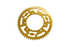 Couronne 53 dents - 420 Doppler alu CNC Or Rieju MRT
